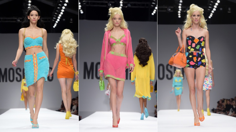 Illustration for article titled Moschino's Spring Collection: An Entire Barbie Dream-Wardrobe